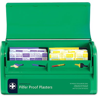 Dependaplast Pilfer-Proof Plasters Dispenser - Safety and Protect