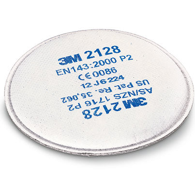 3M 2128 P2 R Particulate and Nuisance-Level Organic Vapour Filters (Pack of Two) - Safety and Protect