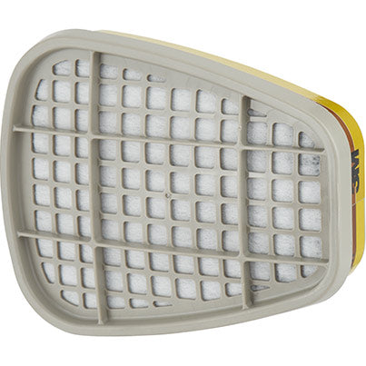 3M 6075 Formaldehyde and A1 Gas Filters (Pack of Two) - Safety and Protect