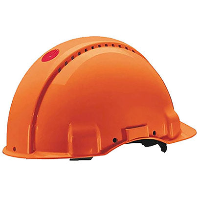 3M G3000C Orange Vented Safety Helmet Box of 20 - Safety and Protect