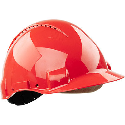 3M G3000D Red Vented Safety Helmet Box of 20 - Safety and Protect