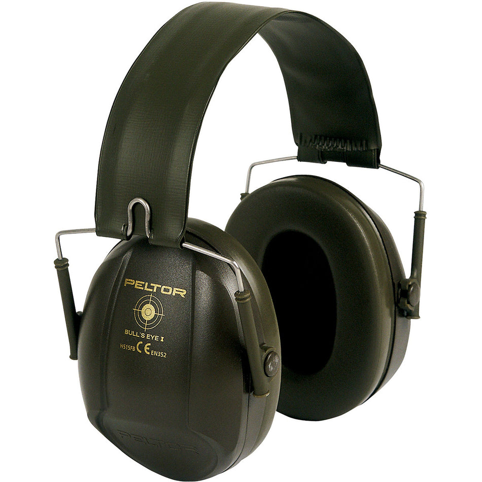 3M PELTOR Bull’s Eye I Green Foldable Ear Defenders - Safety and Protect