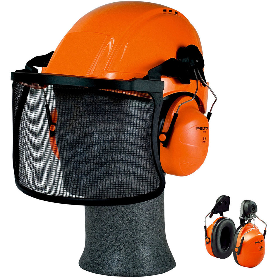 3M PELTOR H31 Orange Helmet-Mounted Ear Defenders Qty 20 - Safety and Protect