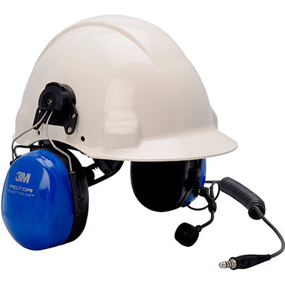 3M PELTOR Twin-Cup ATEX Helmet-Mounted Two-Way Ear Defenders - Safety and Protect