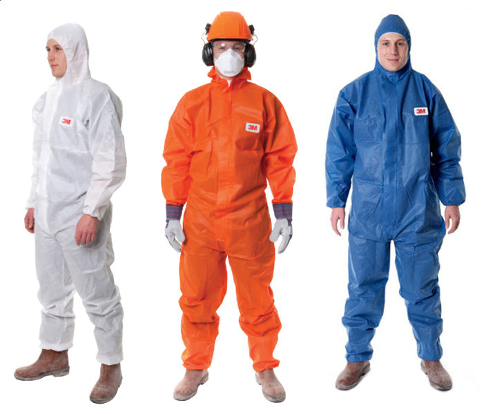 3M 4515 Protective Coveralls White/Blue/Red/Orange - Safety and Protect