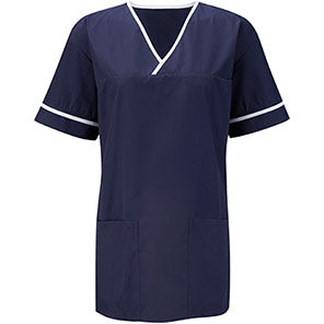 Alsico Alsicare Executive Navy Scrub Top - Safety and Protect