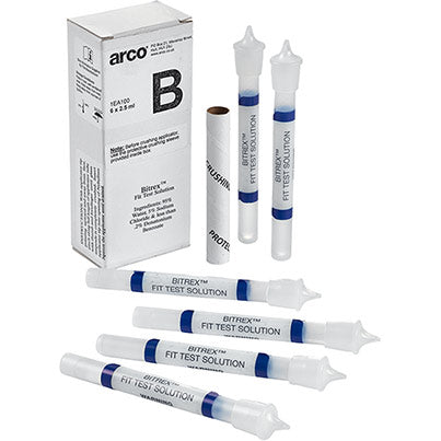 Arco Bitter Face Fit Test Solution 2.5ml (Pack of Six) - Safety and Protect