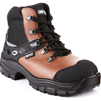 Arco ST210 Brown S1P Safety Boots - Safety and Protect