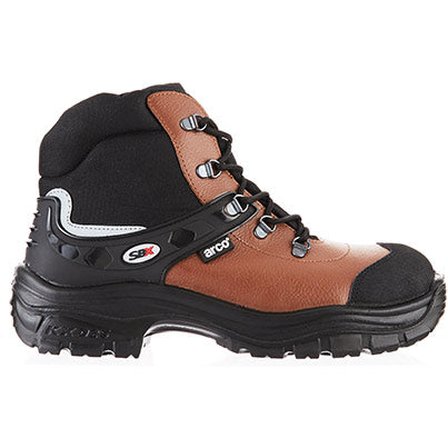 Arco ST210 Brown S1P Safety Boots - Safety and Protect