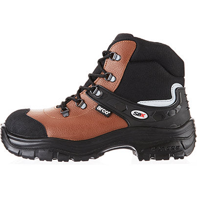 Arco ST210 Brown S1P Safety Boots - Safety and Protect