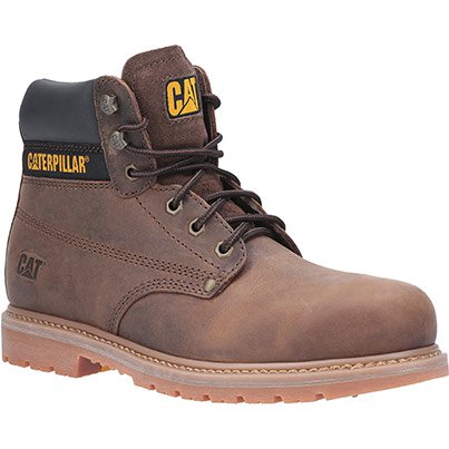 CAT Powerplant Brown SB Safety Boots - Safety and Protect