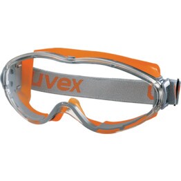 Uvex Ultrasonic Orange Safety Goggles with Clear Lens - Safety and Protect