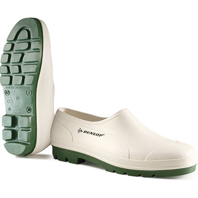 Dunlop Bicolour White OB Non-Safety Wellington Shoes - Safety and Protect