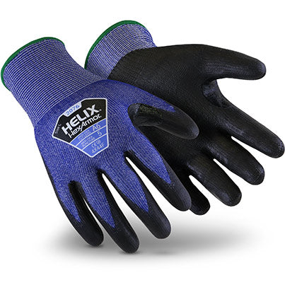 HexArmor Helix 2076 PU-Coated Cut-Resistant Gloves - Safety and Protect