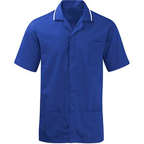 Alsico Alsicare Advantage Men’s Blue/White Tunic - Safety and Protect