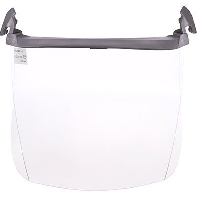 3M V4HK Clear Polycarbonate Visor Pack of 10 - Safety and Protect