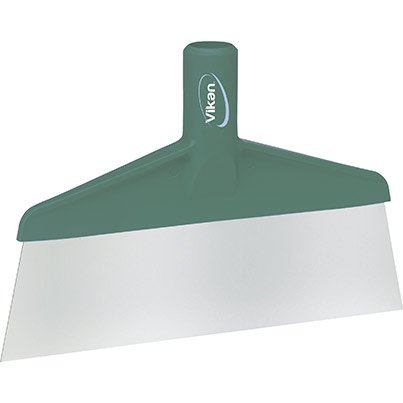 Vikan Green Stainless Steel Table and Floor Scraper Head - Safety and Protect