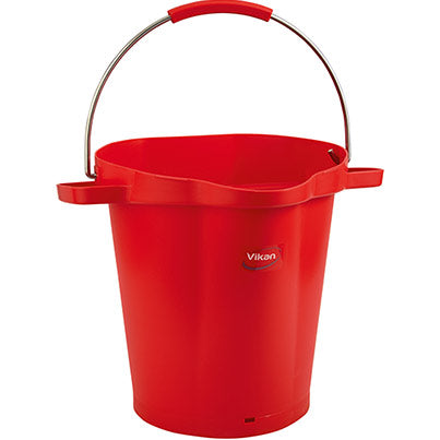 Vikan Hygiene Red 20L Bucket - Safety and Protect