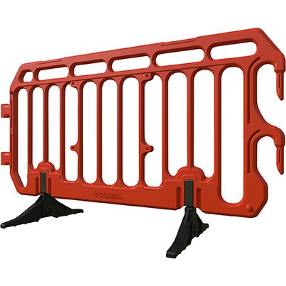 Melba Swintex Boss Barrier Orange 2m Crowd Control Barrier - Safety and Protect