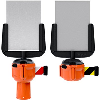 Skipper Retractable Barrier A4 Sign Holder - Safety and Protect