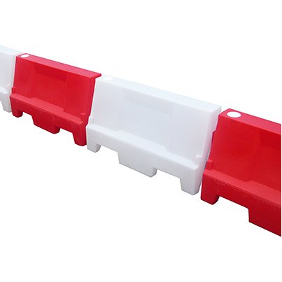 Oaklands Evo White Traffic Barrier - Safety and Protect