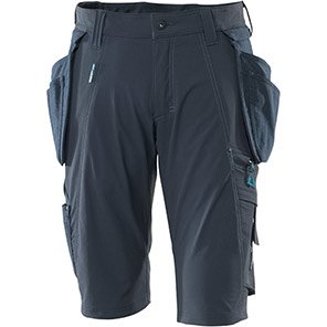 MASCOT ADVANCED 17149 White Work Shorts - Safety and Protect