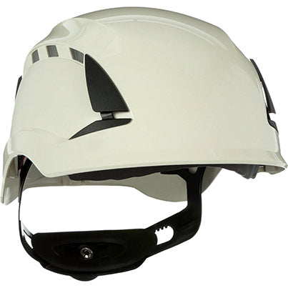 NEW 3M SecureFit X5501V-CE White Vented Safety Helmet Case of 4 - Safety and Protect