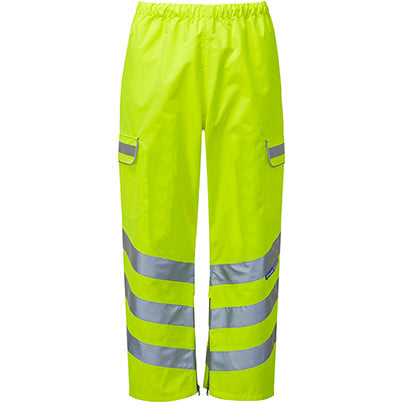 NEW PULSAR P206 Yellow Hi-Vis Overtrousers - Safety and Protect