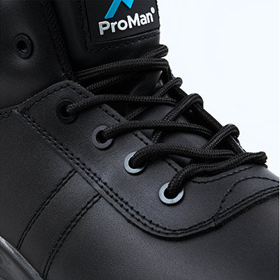 NEW Rock Fall ProMan Baltimore Black Non-Metallic S3 Safety Boots - Safety and Protect