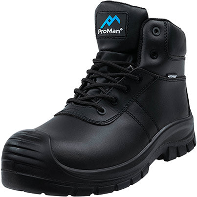 NEW Rock Fall ProMan Baltimore Black Non-Metallic S3 Safety Boots - Safety and Protect