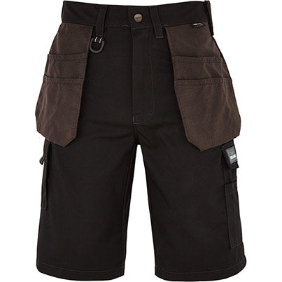 PROMOTION TROJAN Black/Grey Tradesman Shorts - Safety and Protect