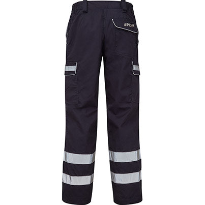 PULSAR P513/REF Navy Cargo Trousers with Kneepad Pockets - Safety and Protect