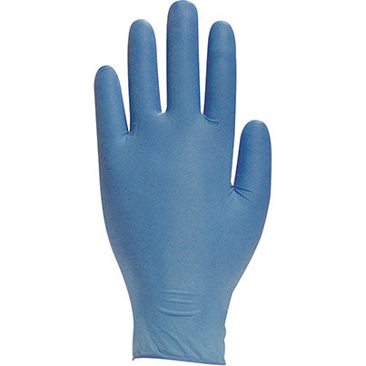 Polyco Finite PF Blue Powder-Free Nitrile Disposable Gloves (Pack of 100) - Safety and Protect