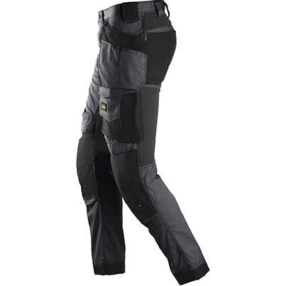 Snickers AllroundWork 6241 Grey/Black Trousers with Holster Pockets - Safety and Protect