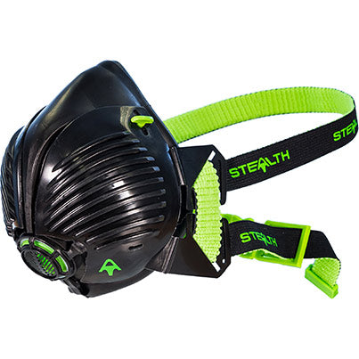 Stealth Half-Face Respirator Mask with P3 Filters - Safety and Protect