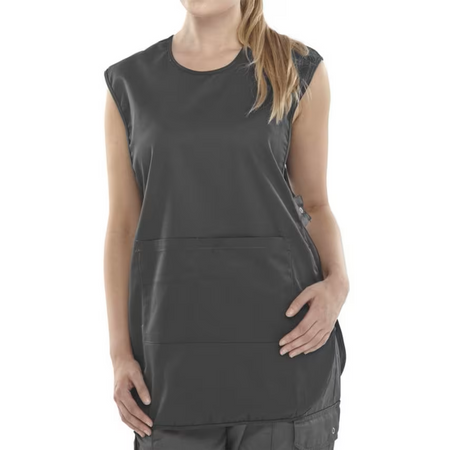 B-Click Workwear Tabard Black / Blue - Safety and Protect