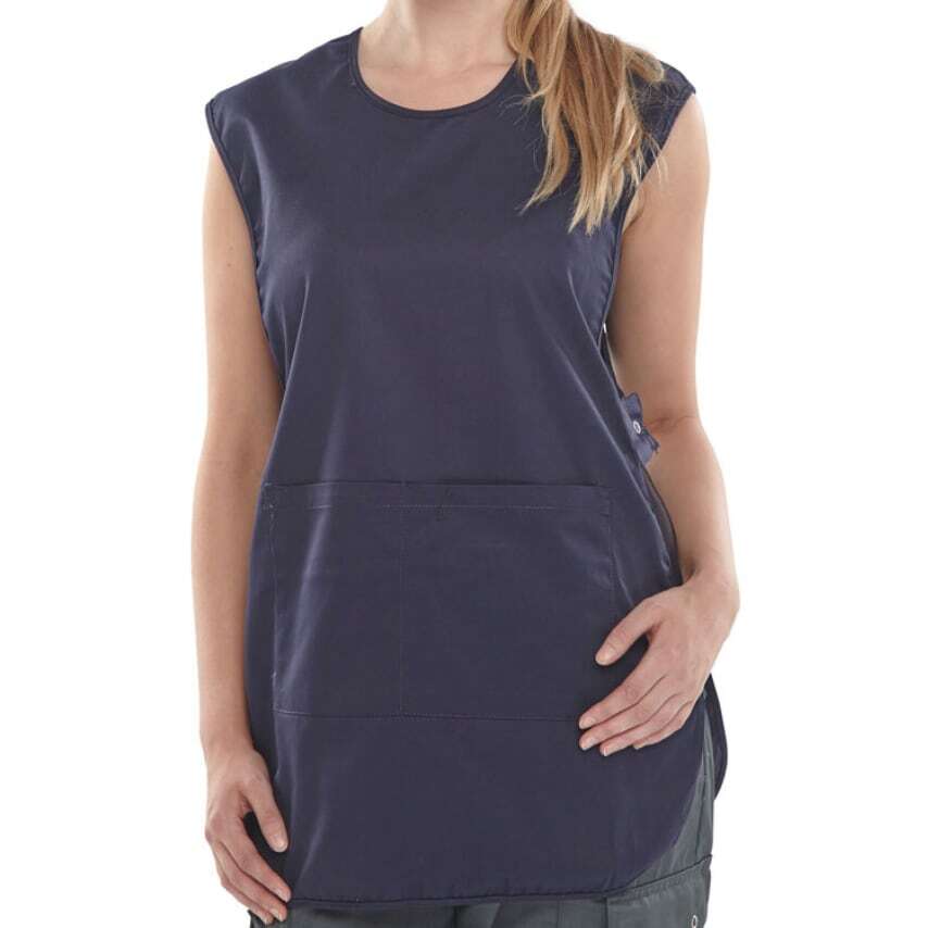 B-Click Workwear Tabard Black / Blue - Safety and Protect