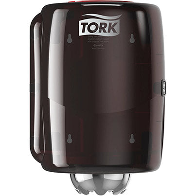 Tork Elevation M2 Red/Smoke Centrefeed Dispenser - Safety and Protect