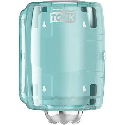 Tork Elevation M2 White/Turquoise Centrefeed Dispenser - Safety and Protect