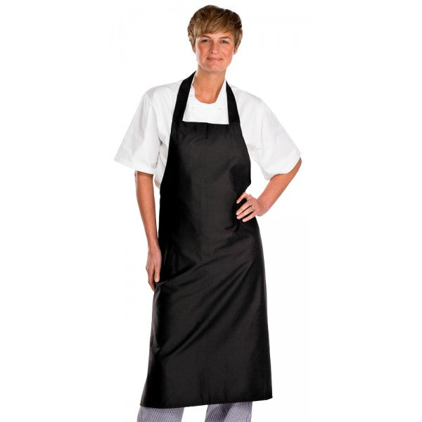 B-Click Workwear Chefs Bib Apron White 34X40 - Safety and Protect