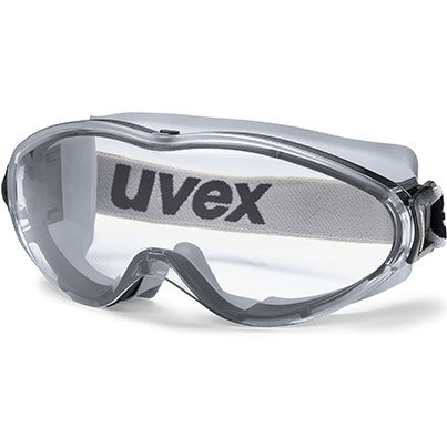 Uvex Ultrasonic Grey Safety Goggles with Clear Lens - Safety and Protect